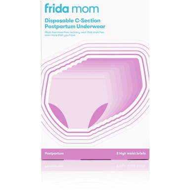 FRIDA MOM postporođajne gaćice za jednokratnu upotrebu nakon carskog reza, visoke, 8 kom