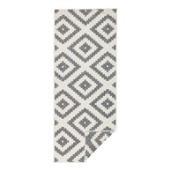 NORTHRUGS Vanjski tepih Malta 80x345 cm, sivi