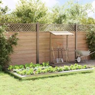 Ograda protiv puževa, 16 kom, pocinčani čelik, srebrna