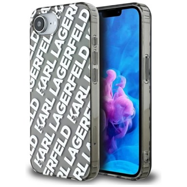 KARL LAGERFELD Maskica s ponavljajućim logotipom za Apple iPhone 16E