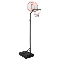 Košarkaški stalak, bijel,i 282 - 352 cm od polietilena