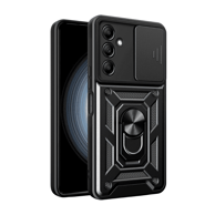 ONASI Silikonska maskica, Samsung Galaxy A26, Armor Ring, zaštita kamere, crna
