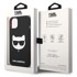 KARL LAGERFELD Maska Silicone Choupette Head, iPhone 14 Plus 6.7, crna