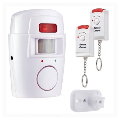 Alarm s detektorom pokreta i daljinskim upravljačem, zidni