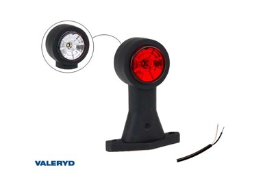 VALERYD Pozicija LED 130x118x45mm desna/lijeva bijelo/crvena s nosačem 12-30v kabel 400mm 3236002