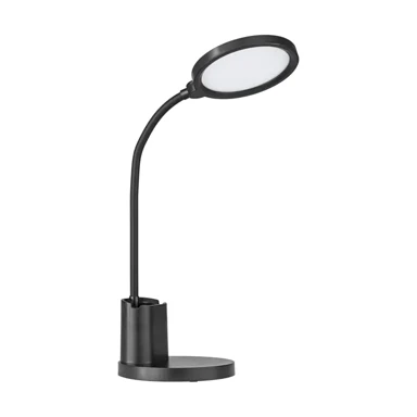 Stolna lampa Brolini, LED 2,1W, USB, s baterijom, crna