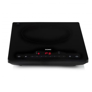 DOMO Prijenosna indukcijska ploča DO332IP, 2000 W, 1 zona, 15-20 cm, crna