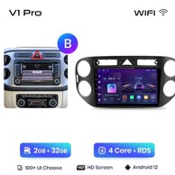 Autoradio uređaj, Android Auto za VW Tiguan 1 NF (2006–2016), V1 Pro, 2GB/32GB, B