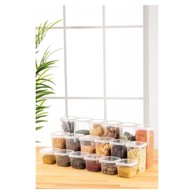 HERMIA Posude za namirnice u setu 18 kom za čuvanje hrane 