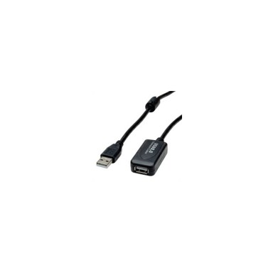 STANDARD Kabel USB2.0 aktivni produžni s ponavljačem 10m, crna  
