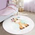 MILA HOME Bijeli dječji tepih ø 120 cm Comfort