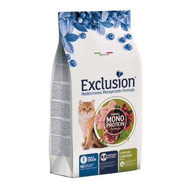 EXCLUSION Hrana za pse Cat Sterilized, piletina, 1,5 kg