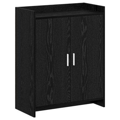 Ormar za cipele 73,5 x 36 x 92 cm od konstruiranog drva, crni hrast