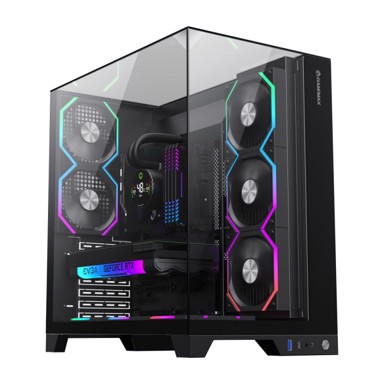 GAMEMAX Kućište računala Infinity Pro BK, ATX/Mini-ITX, Midi Tower, 2x 120 mm, crna