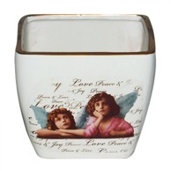 Keramička tegla, 14x14x12 cm