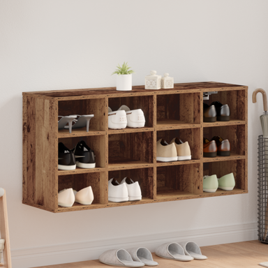 Ormar za cipele 52.5 x 30 x 50 cm, staro drvo