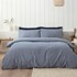 CATHERINE LANSFIELD Flanelska posteljina Stripe 200x200 cm Tamno plava