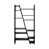 TEMAHOME Crni stalak za knjige Delta