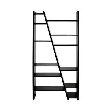 TEMAHOME Crni stalak za knjige Delta