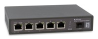 LEVELONE Mrežni preklopnik GEP-0625, neupravljani, 2.5G Ethernet, PoE, crna