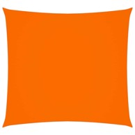 Jedro za zaštitu od sunca od tkanine četvrtasto 5 x 5 m, narančasta
