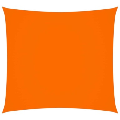 Jedro za zaštitu od sunca od tkanine četvrtasto 5 x 5 m, narančasta