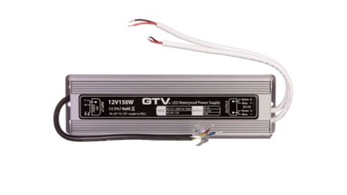 GTV Vodootporni LED transformator, 150 W, IP67, 12 V DC