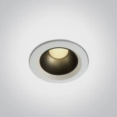 ONE LIGHT Ugradbna svjetiljka led 7w 560lm 3000k 45* bijela dm10107z/w/w