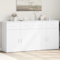 Komoda 2 kom bijeli 79x38x80 cm od konstruiranog drva