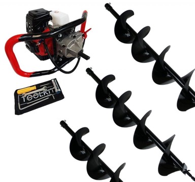 SILVER Motorna bušilica, 4,7 KS, 3 bušilice