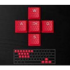 HYPERX Gumene navlake za tipke, Gaming Accessory Kit, US Layout, crvena