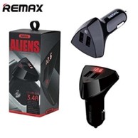 REMAX Auto punjač Alien 12-24 V 3x USB 4,2 A, crna