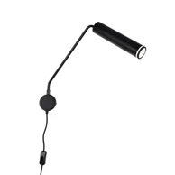 Zidna svjetiljka Senobia, GU10, 1× max 35 W, IP20, crna