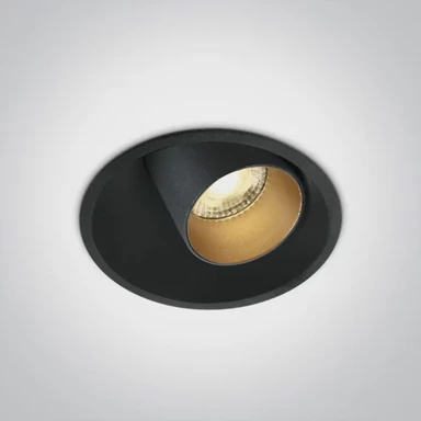 ONE LIGHT Ugradbena svjetiljka led 11w/820lm/3000k crna komplet dm11111c/b/w