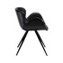 DAN-FORM DENMARK Crna stolica od imitacije kože Gaia