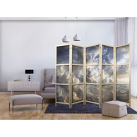 Japanski paravan Zlatni odrazi na oblacima koji najavljuju sumrak 225x172 cm