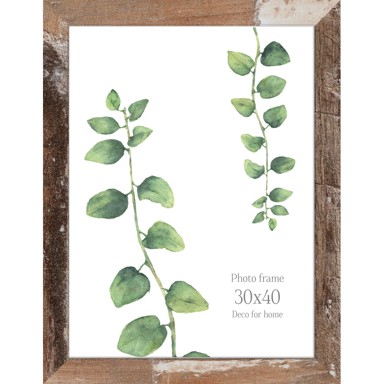 STYLER Smeđi okvir za fotografije Bergen Shabby, 34 x 44,5 cm