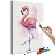 Slika za samostalno slikanje Friendly Flamingo 40x60