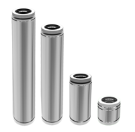 Inox dimovodni dužni element 160 0,5 m