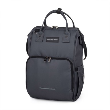 PETITEMARS Torba za pelene JACK, siva