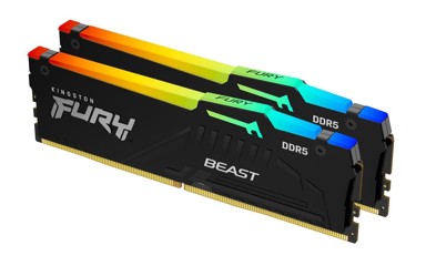 KINGSTON Radna memorija Fury Beast RGB, 64GB, 2x32GB, DDR5, 6000MT/s, CL30, EXPO