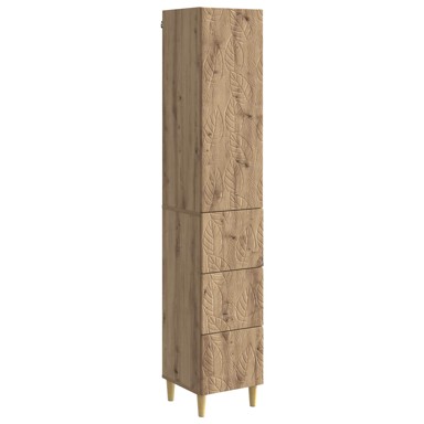 Set ormara, 2 kom, hrast artisan, 33 x 34,5 x 90 cm