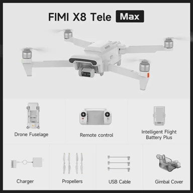 FIMI Dron X8 TELE MAX, 4K, Tele Max