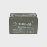 ENERBLOCK AGM baterija 12V 105Ah za električno vozilo, Deep-cycle