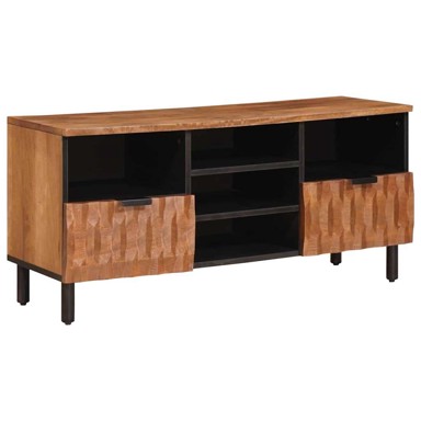 TV ormarić s ladicama Finš acacije 100 x 33,5 x 46 cm, acacija smeđa