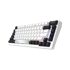 NIKCORP Gaming tipkovnica 75%, mehanička, 81 tipka, HaiMu, Hot-Swap, RGB, USB-C, bijelo-crna