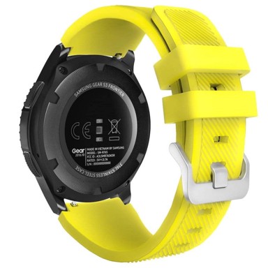 B-STRAP Silicone Sport remen za Xiaomi Haylou Solar LS05, yellow