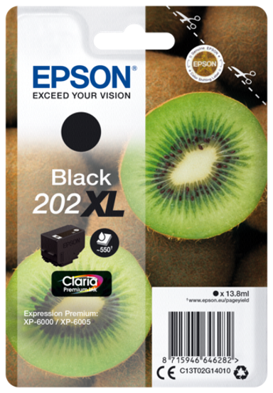 EPSON Tinta za printer ink cartridge black Claria Premium 202 XL T 02G1