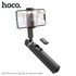 HOCO Selfie stick Wave K18 s bežičnim Bluetooth daljinskim upravljačem i 4 noge, 97 cm, crni