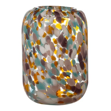 BLOOMINGVILLE Vaza staklena ručno izrađena Vidia, visina 18 cm